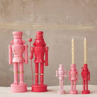 Resin Nutcracker Taper Candle Holder