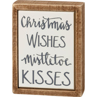 Mini Christmas Wishes Sign