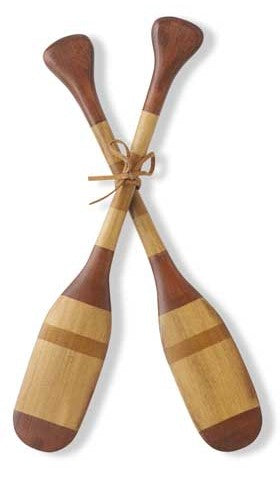 Wooden Decorative Boat Paddles- Style 1