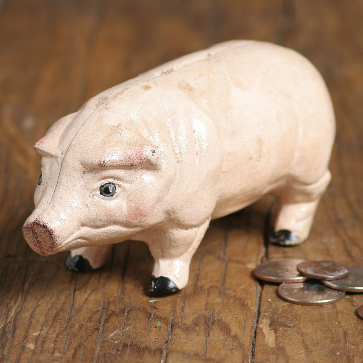 Cast Iron Pig Figurine - Petunia