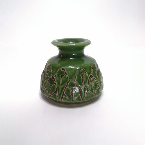 Leaf Embossed Vase
