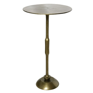 Brass Slender Side Table