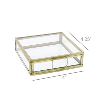 Brass & Glass Box - Mini