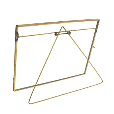 Monroe Easel Frame - Horizontal Brass