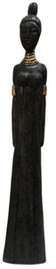 Tall Lady Wooden Statue