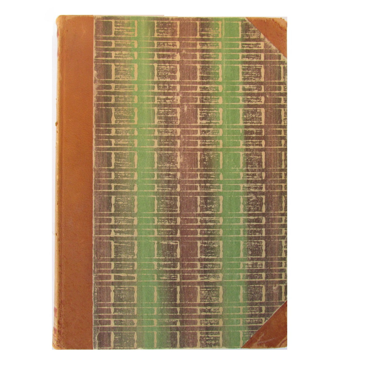 Antique Decorative Orange and Green Book