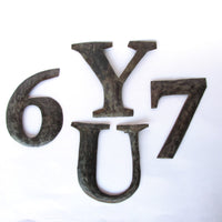 Metal Flat Letter/Number