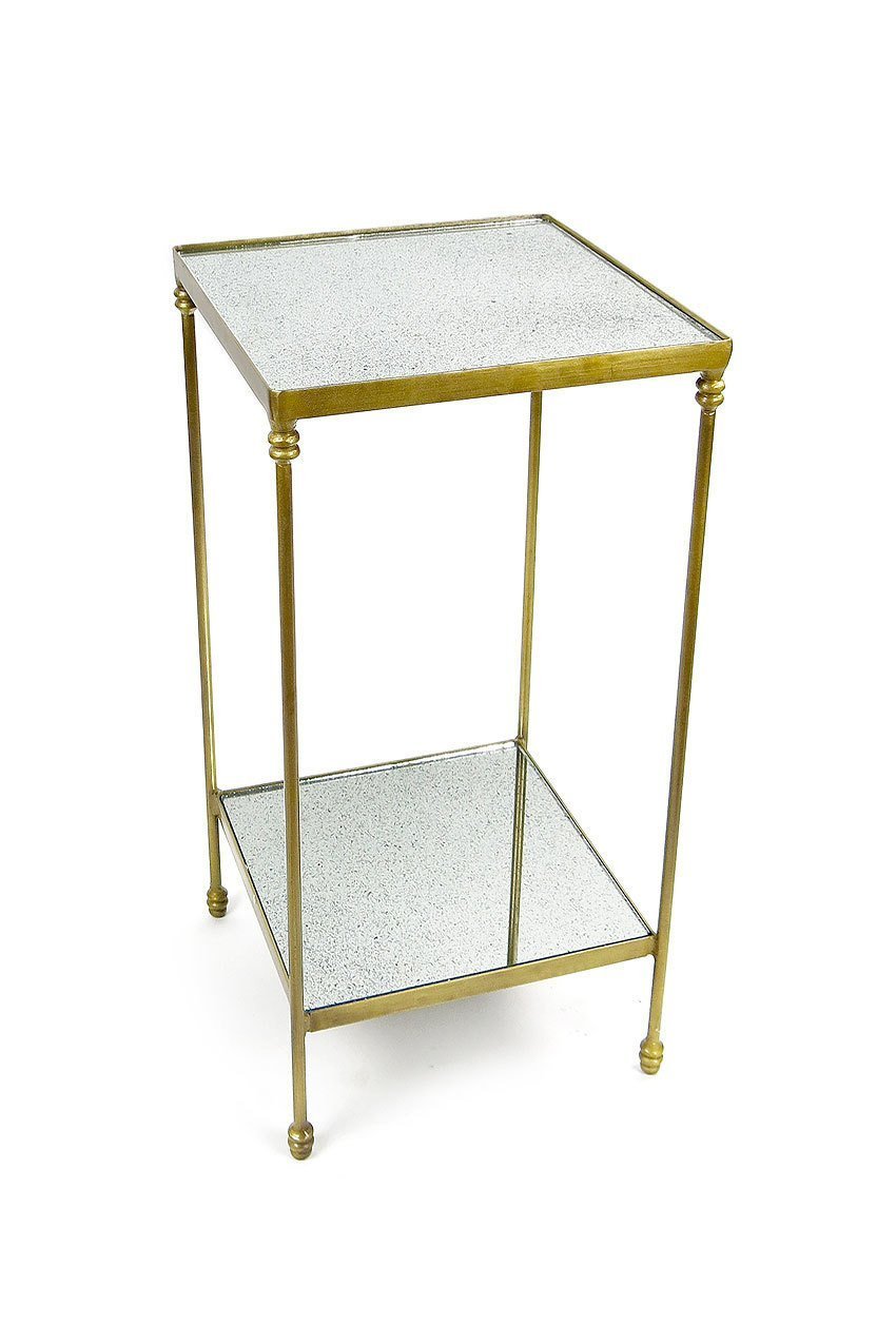 Side Mirror Table with flecks of Gold