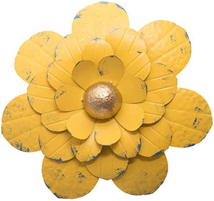 Carly Metal Wall Flower