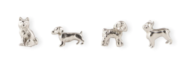 Cast Metal Dog Magnets