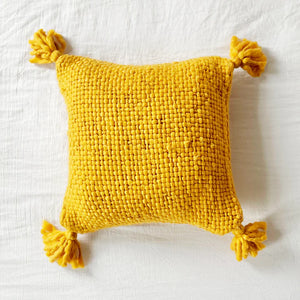 Hand-Woven Knitted Pillow Cover