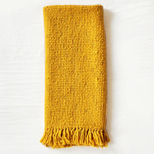 Chunky Hand-Woven Knitted Blanket
