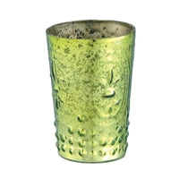 Green Embossed Votive Holder