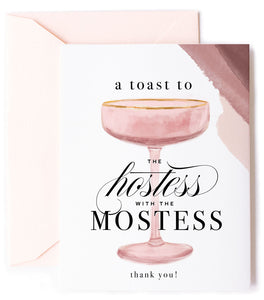 Hostess With the Mostess Greeting Card