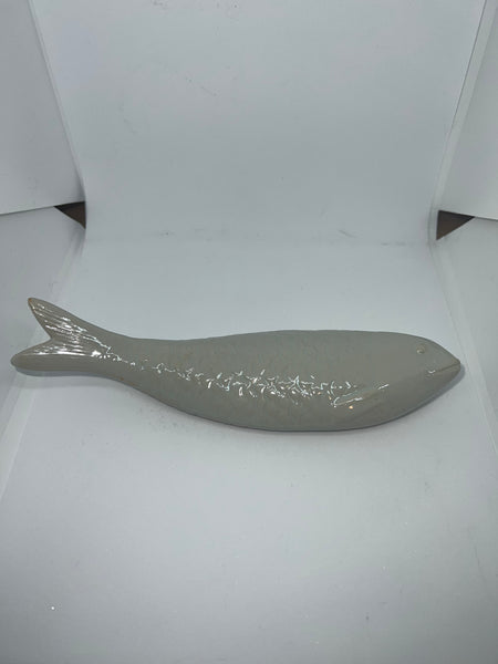 Sculpted Stoneware Fish Decor