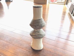 Hand Made Papier Mache Tube Vase - Stevie