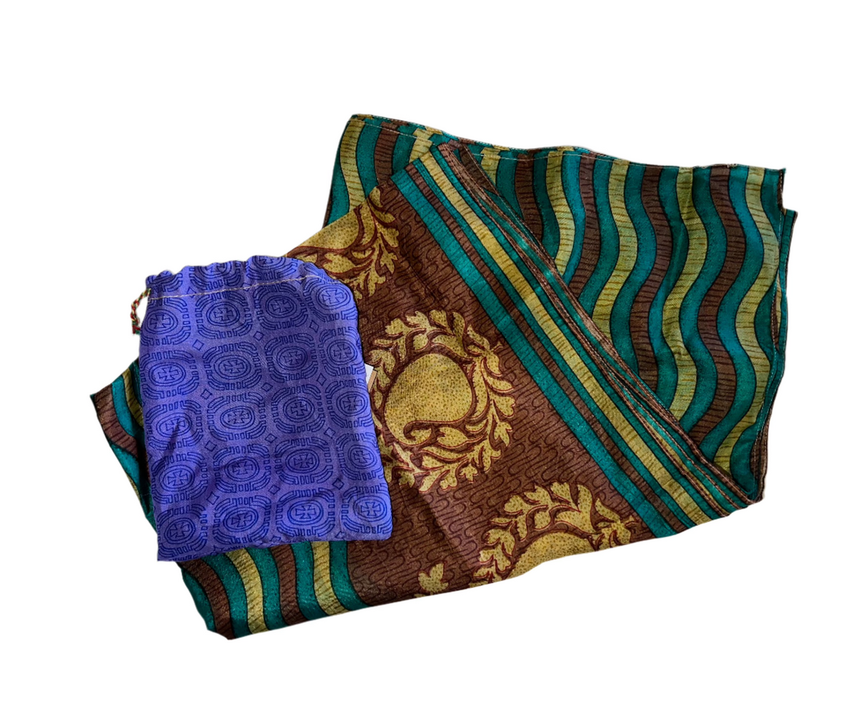 Silk Sari Scarf