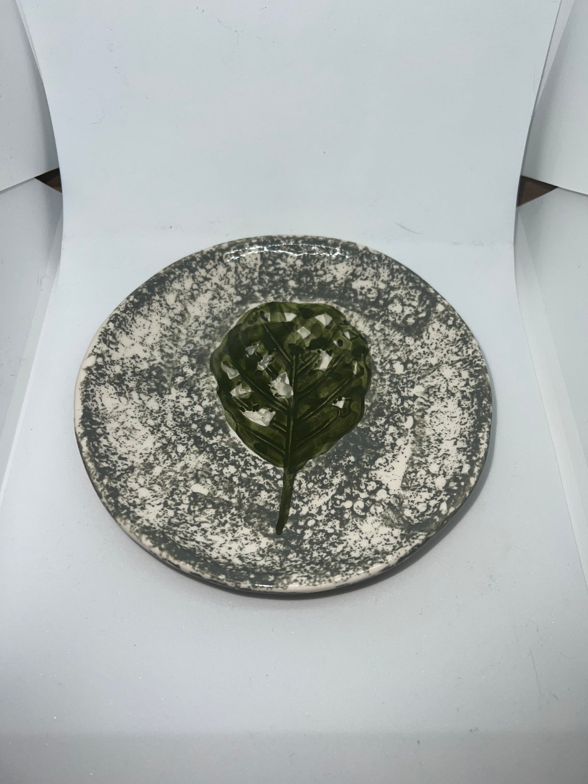 Handpainted Floral Plate