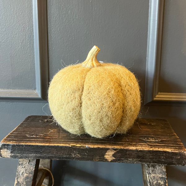 Large Wool Pumpkin
