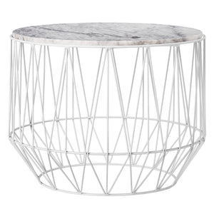 Round Metal/Marble Table