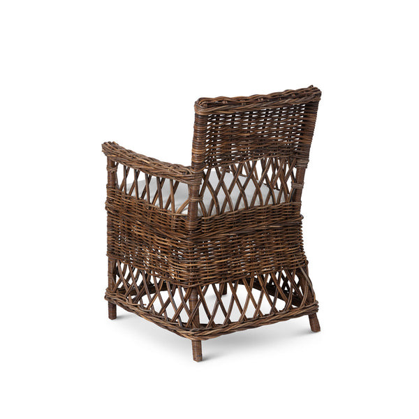 Woven Rattan Plantation Chair