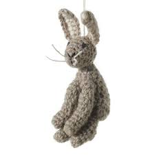E & E Eric the Hare Knit Ornament