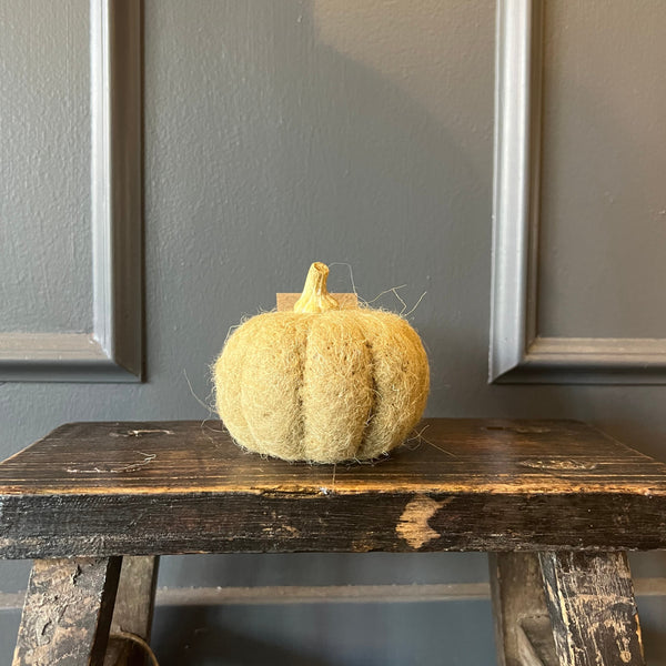 Small Wool Pumpkin