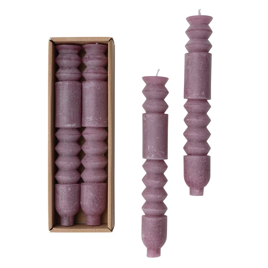 Creative Co-Op Totem Taper Candles