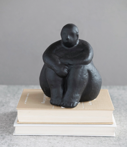 Woman Sitting Sculpture