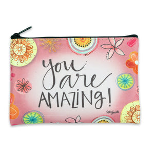 You Are Amazing Zippered Bag